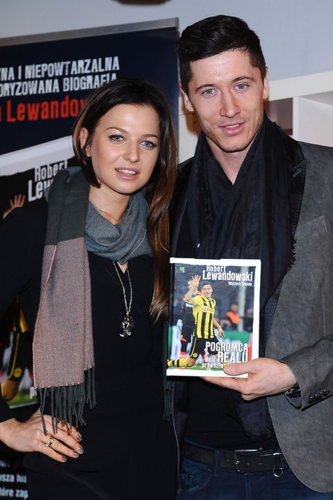 Anna Lewandowska and Robert Lewandowski in 2013