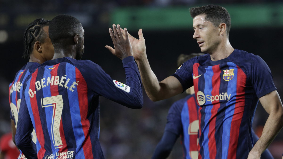 Robert Lewandowski i Ousmane Dembele