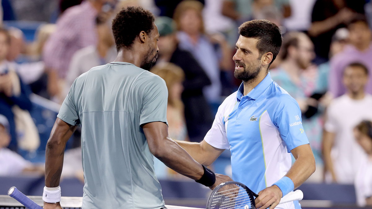 Gael Monfils, Novak Djokovic