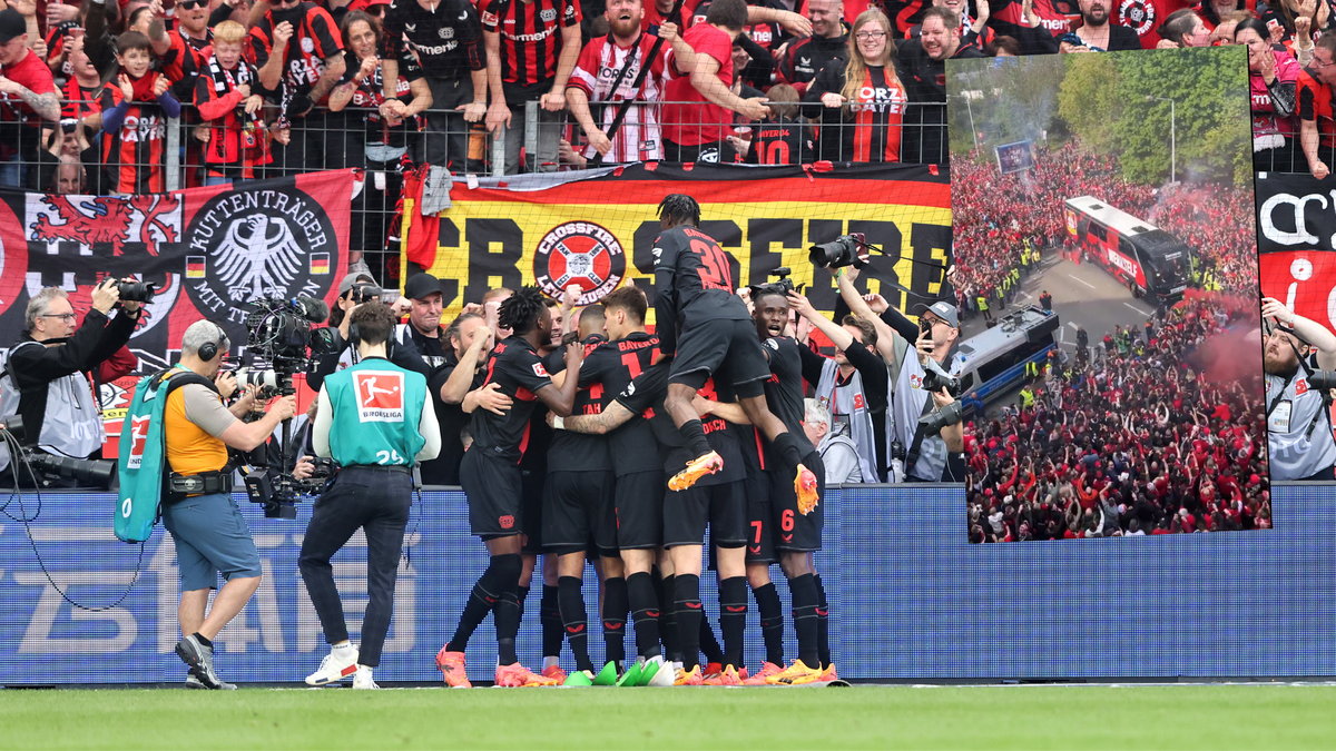 Świętowanie tytułu w Leverkusen rozpoczęło się już przed meczem z Werderem