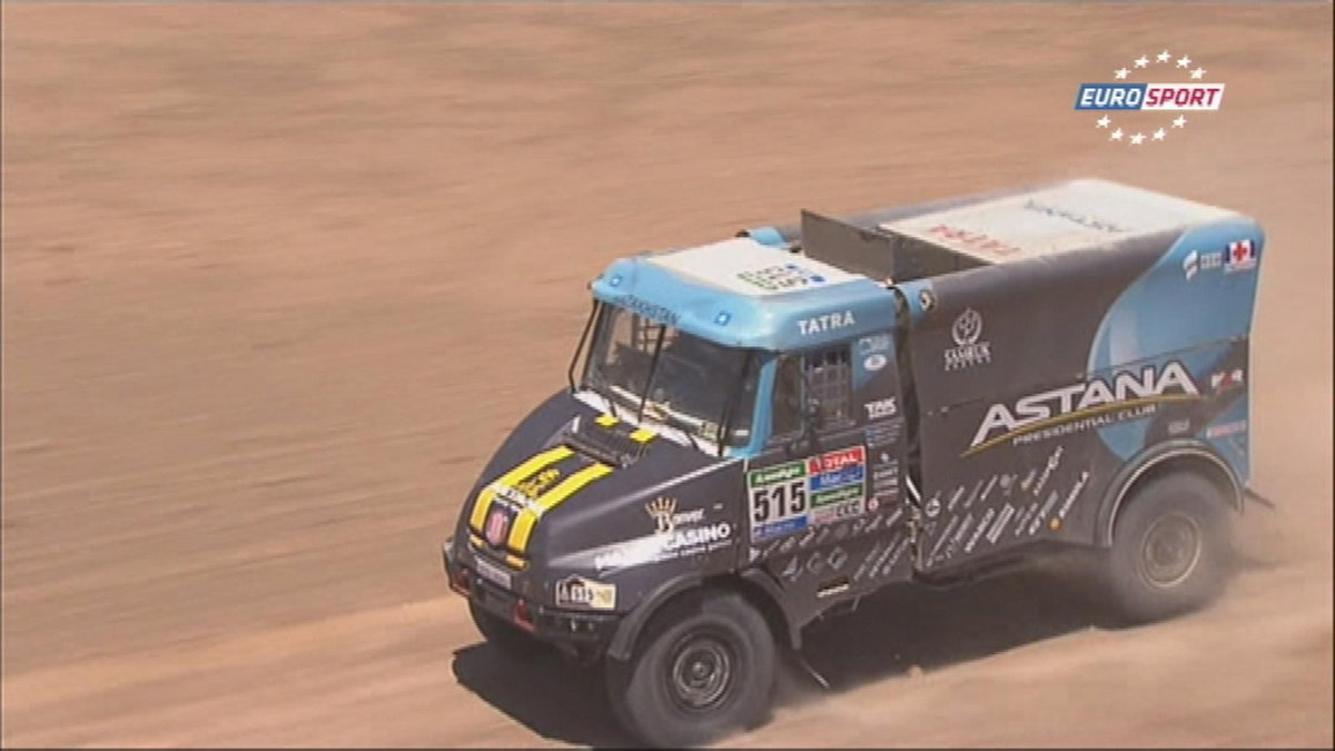 Ciężarówka na trasie Rajdu Dakar