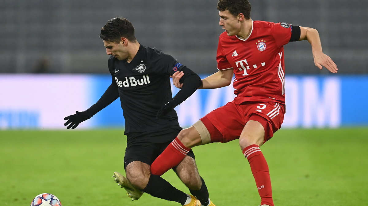 Dominik Szoboszlai (L) i Benjamin Pavard (P)