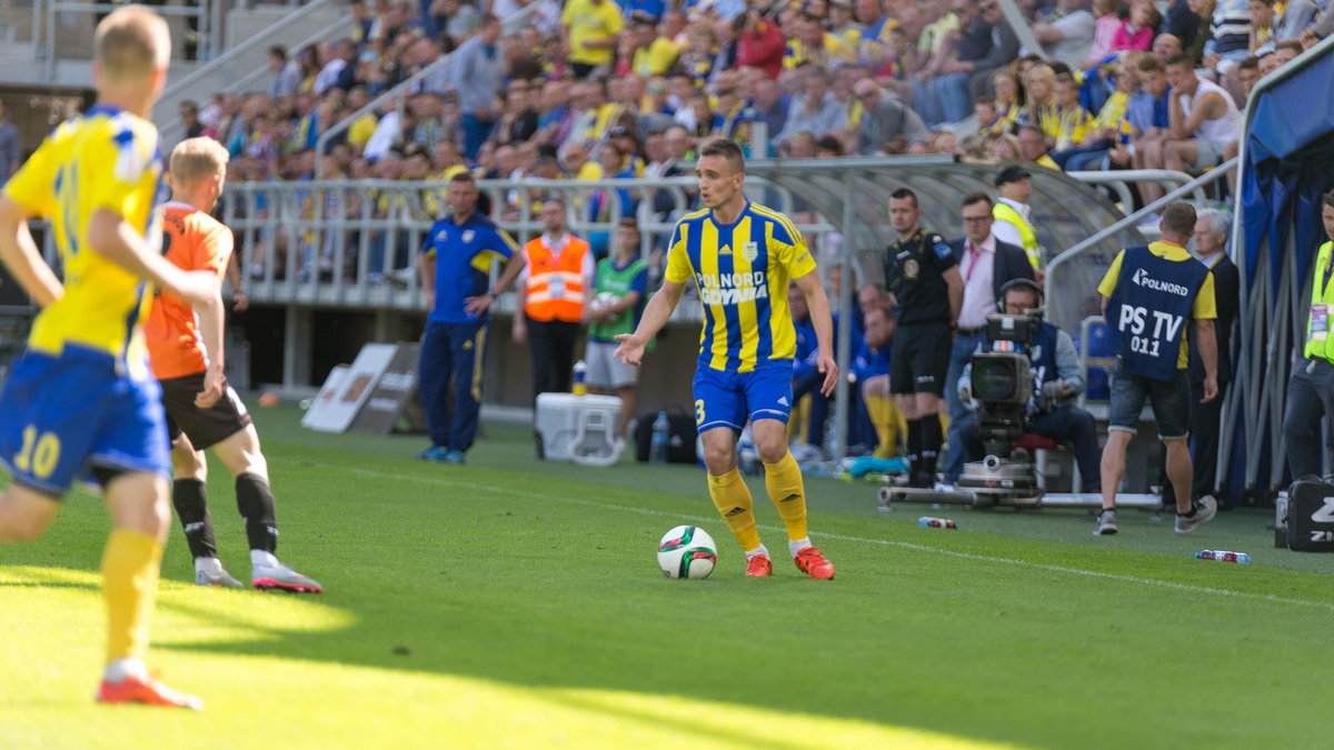 Pilka nozna. I Liga. Arka Gdynia - Chrobry Glogow. 05.06.2016