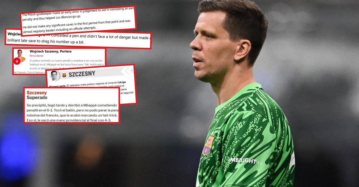 Świat ocenił występ Wojciecha Szczęsnego z Realem. Piszą tylko o jednym