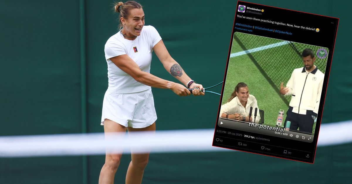 Novak Djoković nagle przerwał konferencję Aryny Sabalenki. Rozległ się śmiech