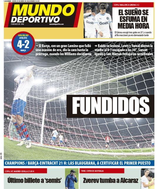 "Mundo Deportivo" o Barcelonie