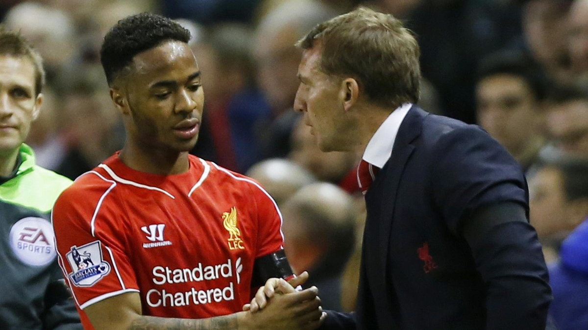 Raheem Sterling i Brendan Rodgers