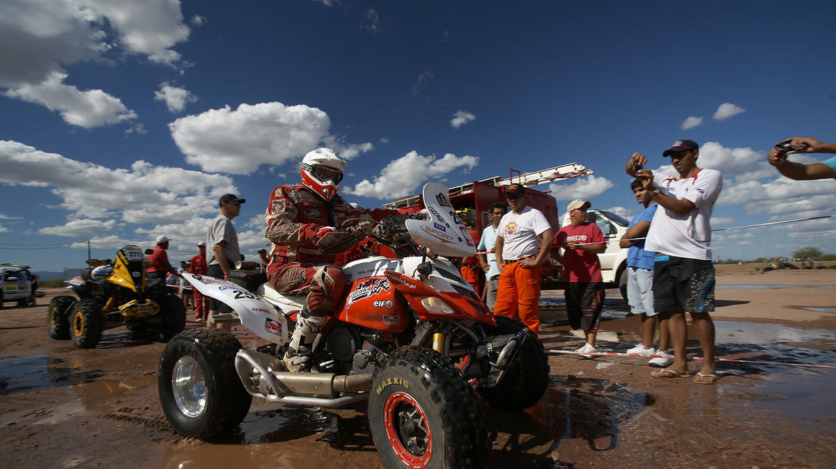 Rafał Sonik Dakar 2010 (fot. Jacek Bonecki, ATV Polska)