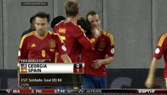 Hiszpania - Gruzja na antenie ESPN