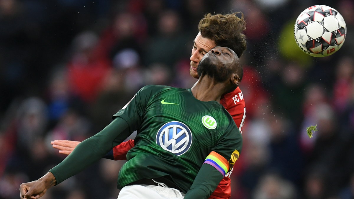 Joshua Guilavogui (VfL Wolfsburg) i Leon Goretzka (Bayern Monachium)