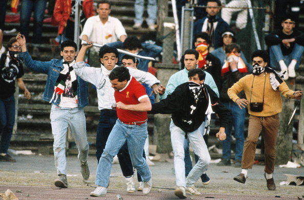 Dantejskie sceny na stadionie Heysel