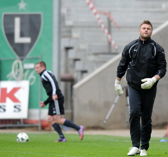 Artur Boruc trenuje ponownie z Legią Warszawa (fot. Adam Polak/legia.com)