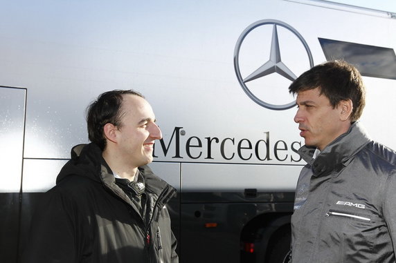 Robert Kubica testuje Mercedesa serii DTM