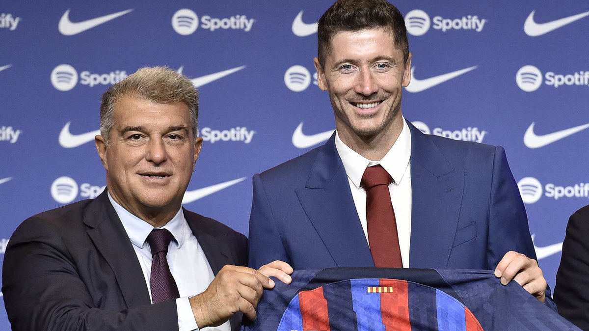 Joan Laporta i Robert Lewandowski