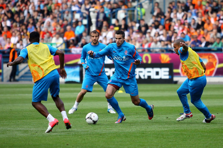 Trening reprezentacji Holandii podczas Euro 2012