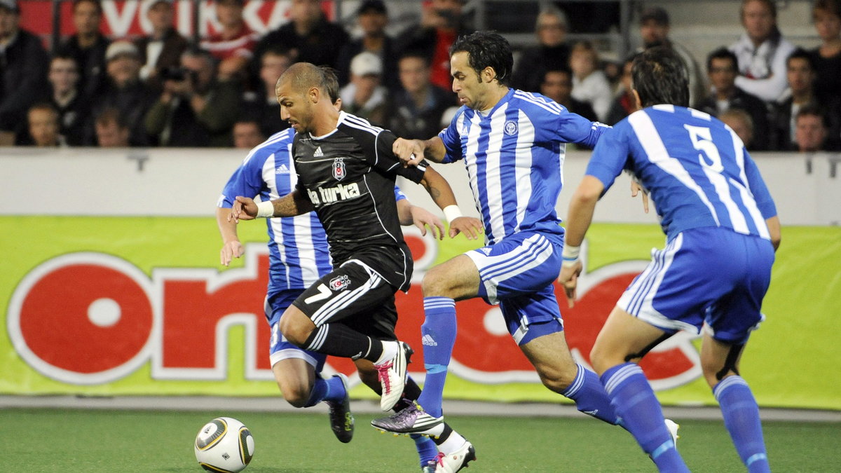 Rafinha (C) and Cheyne Fowler (P) z HJK Helsinki