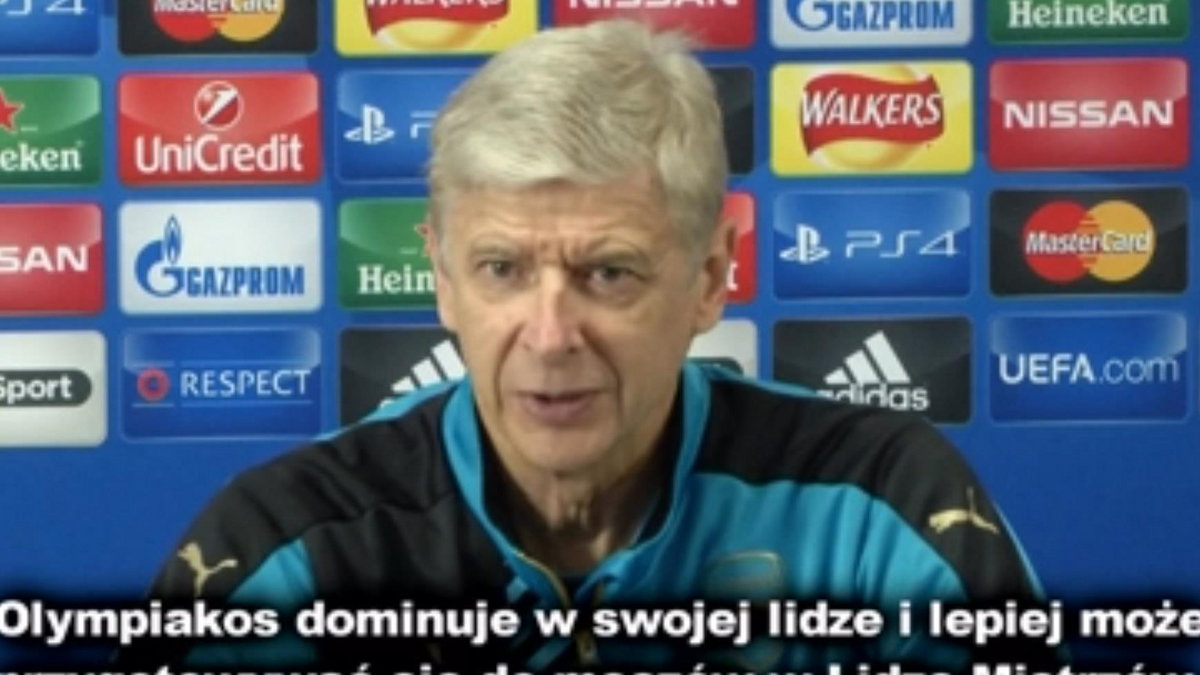 Wenger: Żadnych wpadek u siebie