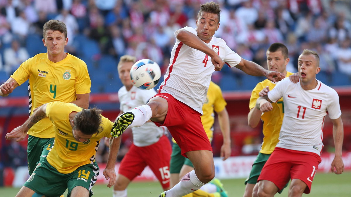 Polska Litwa mecz towarzyski przed EURO 2016