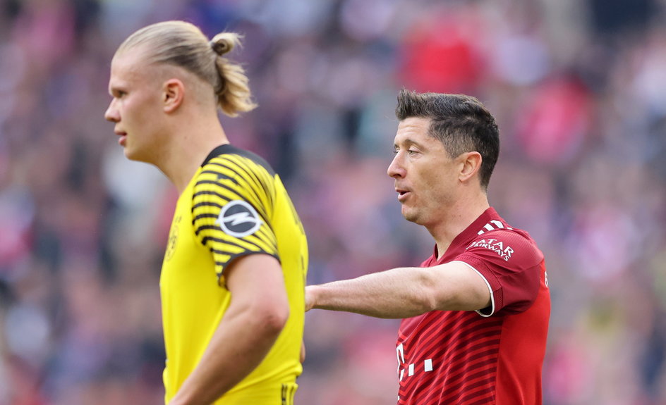 Erling Haaland i Robert Lewandowski