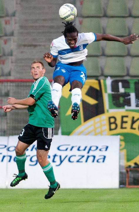 PIŁKA NOŻNA LIGA POLSKA PGE GKS BEŁCHATÓW LECH POZNAŃ