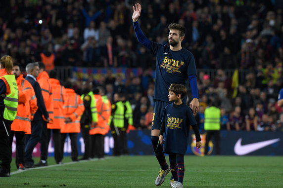 Gerard Pique ze starszym synem