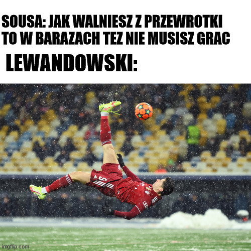 Przewrotka Roberta Lewandowskiego rozgrzała internet! Memy po meczu Dynamo Kijów - Bayern Monachium