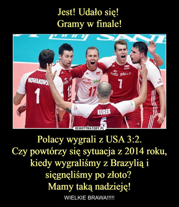 Memy po meczu Polska - USA