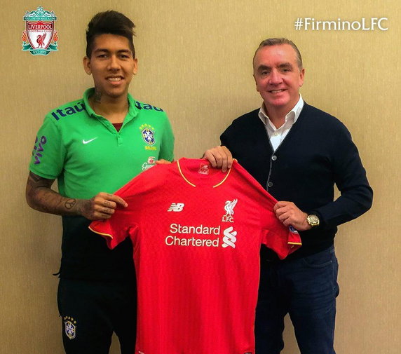 Roberto Firmino - 30 milionów euro (z Hoffenheim do Liverpoolu)
