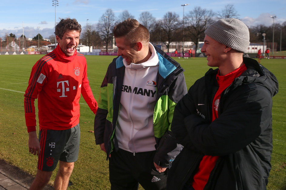 Thomas Müller, Christian Heintz (niemiecki ampfutbolista) i Krystian Kapłon