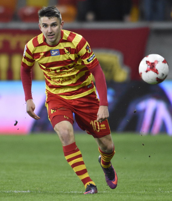 PIŁKA NOŻNA EKSTRAKLASA JAGIELLONIA - KORONA KIELCE (Fedor Cernych)