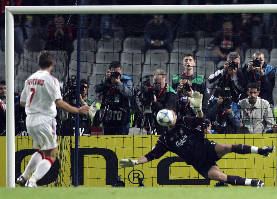 Jerzy Dudek i Andrij Szewczenko