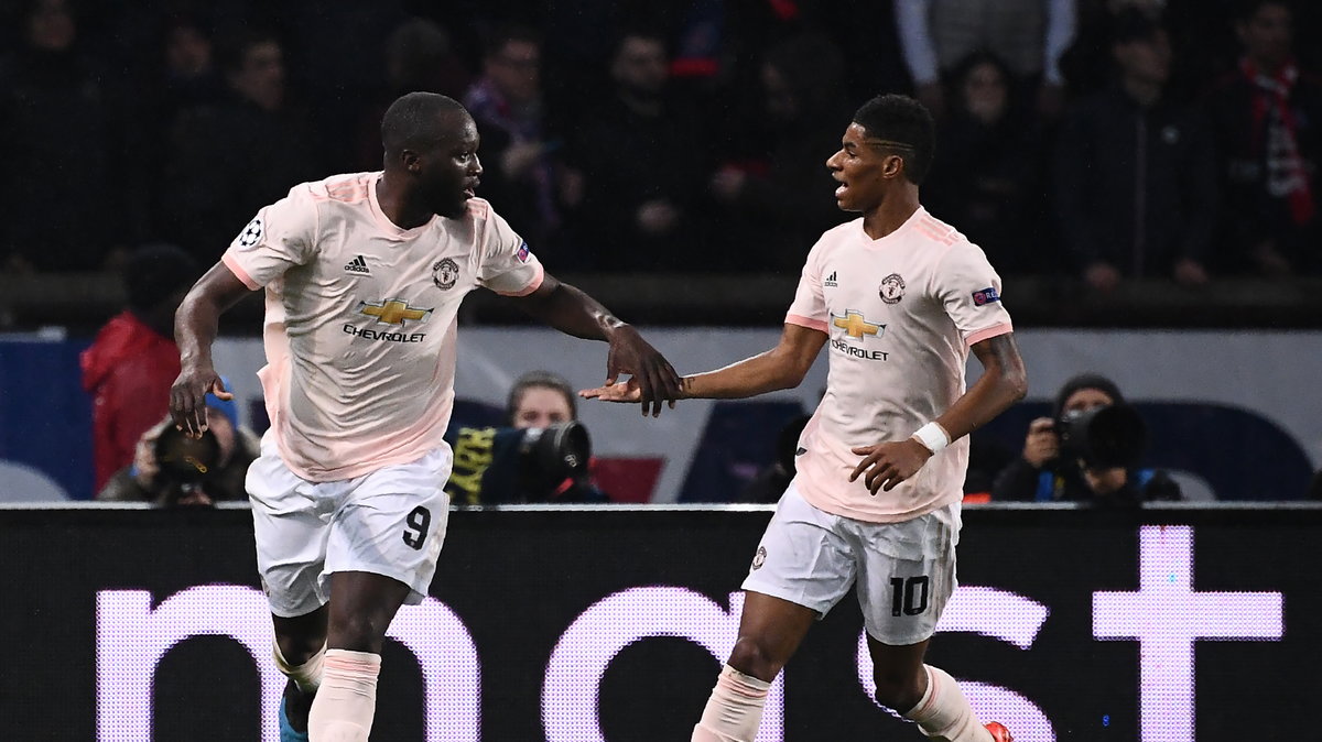 Romelu Lukaku (L) i Marcus Rashford