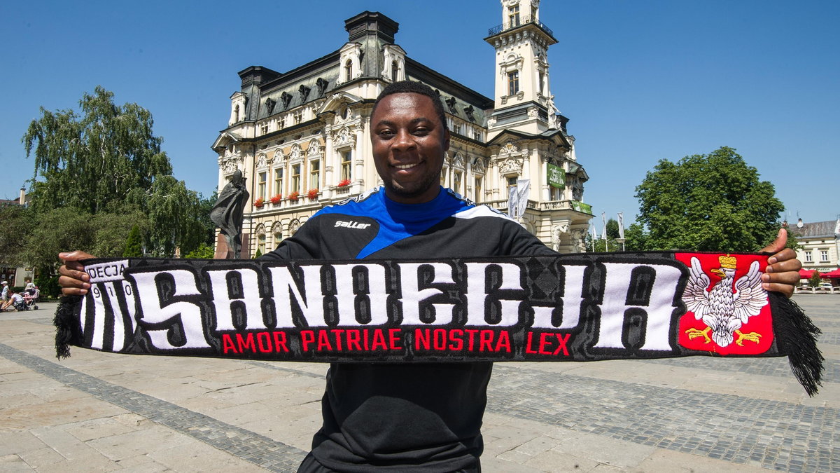 Pilka nozna. Ekstraklasa. Sandecja Nowy Sacz. Trening. 01.08.2017