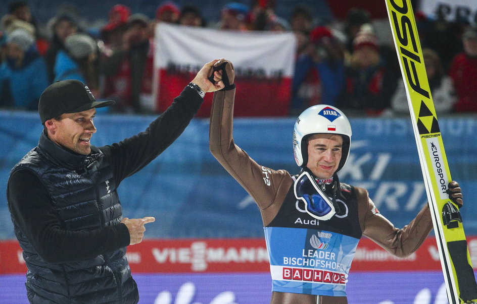 Sven Hannawald i Kamil Stoch (2018)