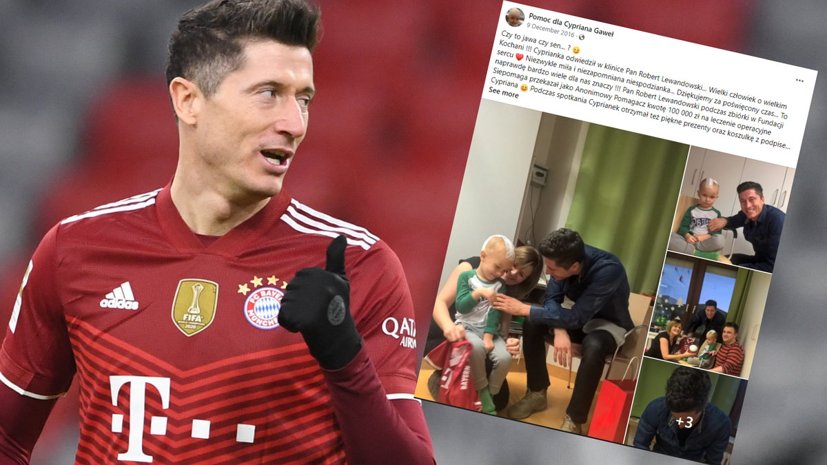 Robert Lewandowski (facebook.com/Pomoc-Dla-Cypriana-Gaweł)