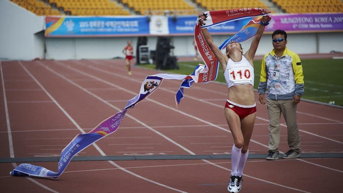 Iwona Lewandowska wygrała m.in. maraton na wojskowych igrzyskach w Korei Płd.