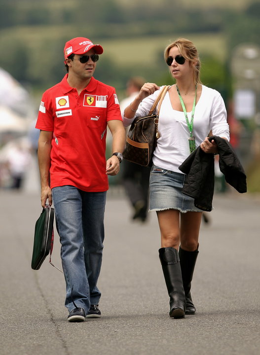 Felipe Massa i  Anna Rafaella Bassi