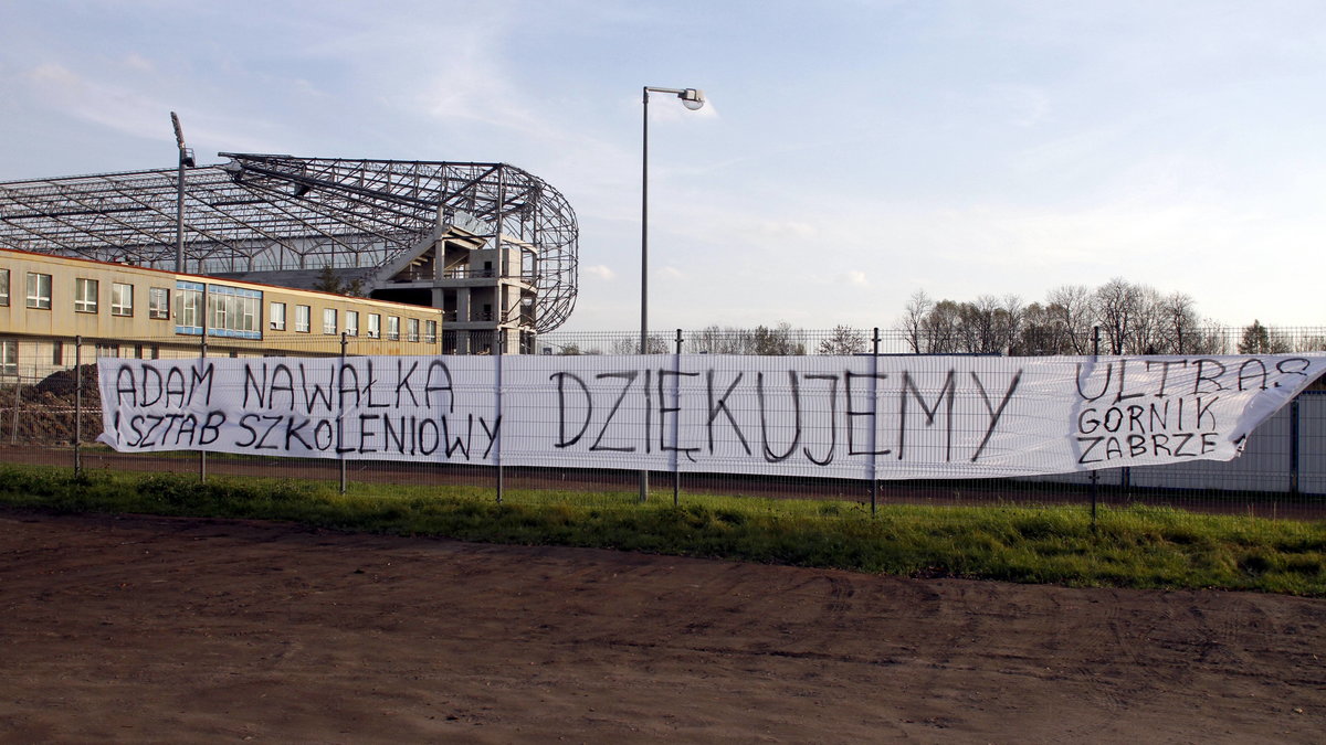 Podziękowania kibiców Górnika