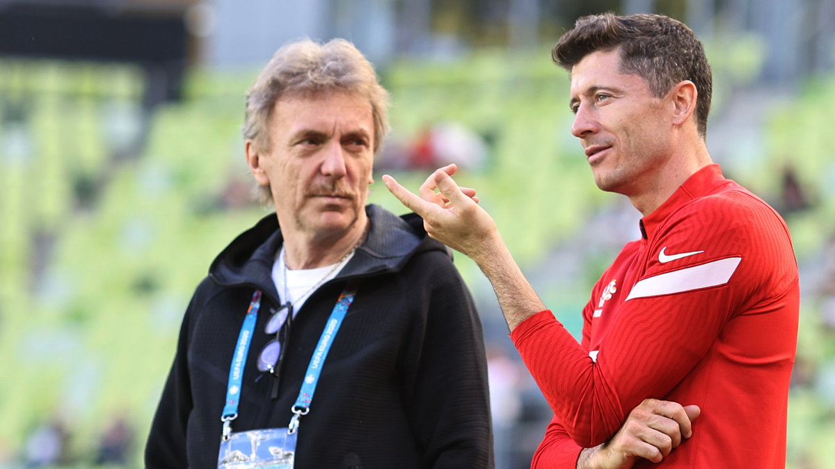 Zbigniew Boniek i Robert Lewandowski