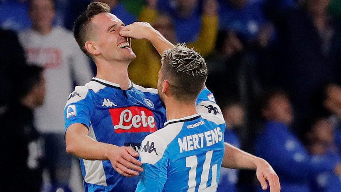 SSC Napoli - Red Bull Salzburg. Czy Dries Mertens i Arkadiusz Milik znów będą mieli powody do radości?