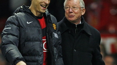 Dymitar Berbatow i Alex Ferguson