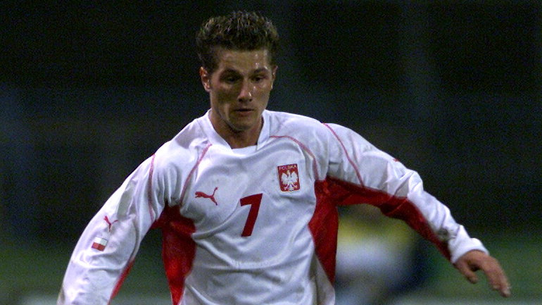Łukasz Madej w reprezentacji Polski U-21 w 2003 r.