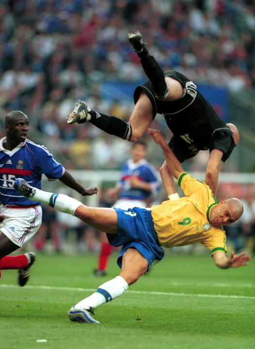 Fabien Barthez i Ronaldo