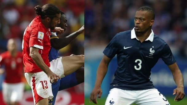 Ricardo Rodriguez i Patrice Evra