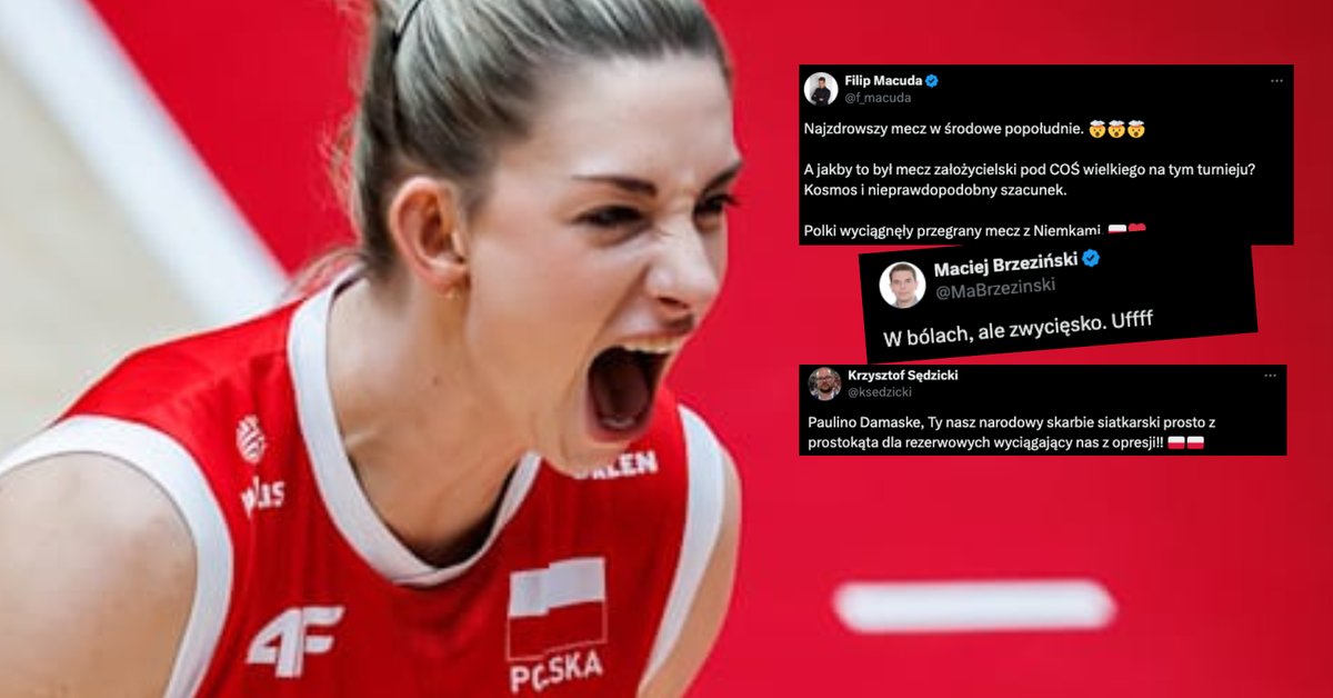 Ekstaza po zwycięstwie Polek z Niemkami. "Ty nasz narodowy skarbie"