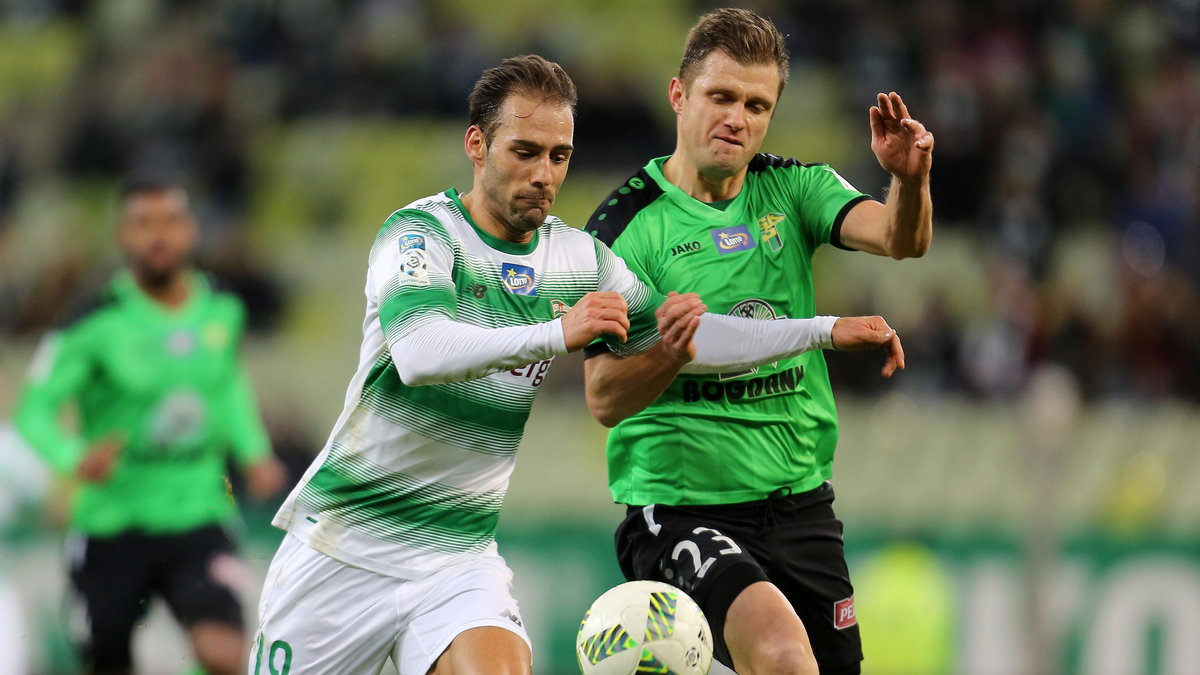 Pilka nozna. Ekstraklasa. Lechia Gdansk - Gornik Leczna. 28.11.2016