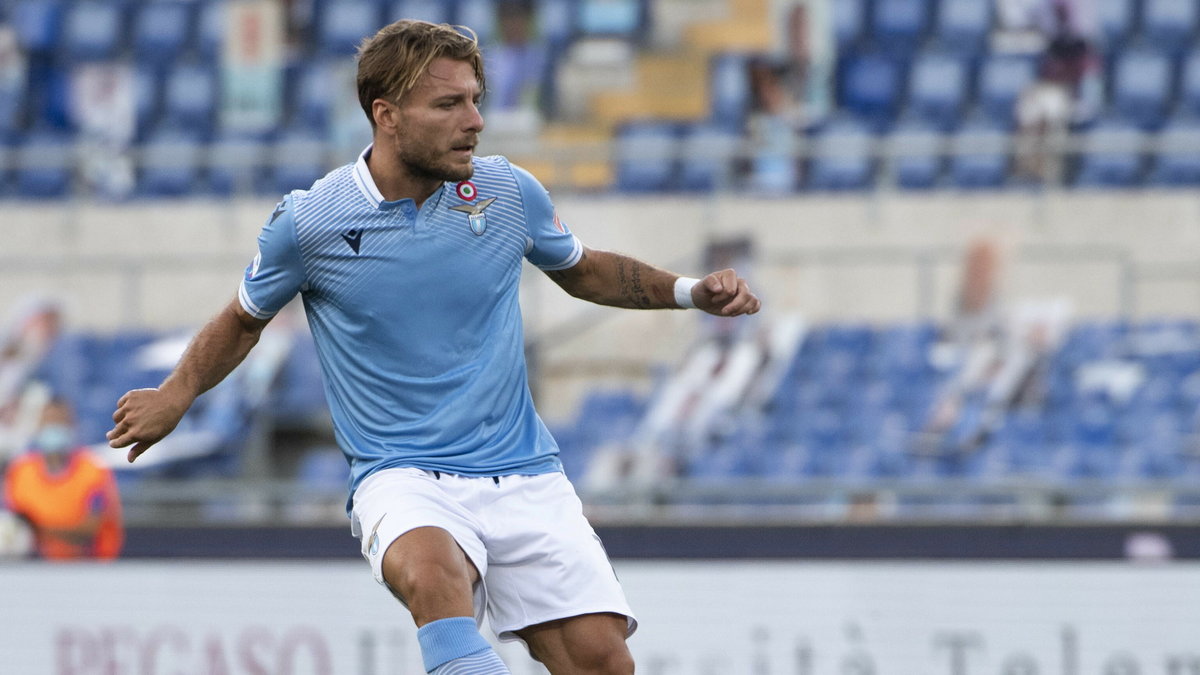 Ciro Immobile w meczu z Brescia Calcio