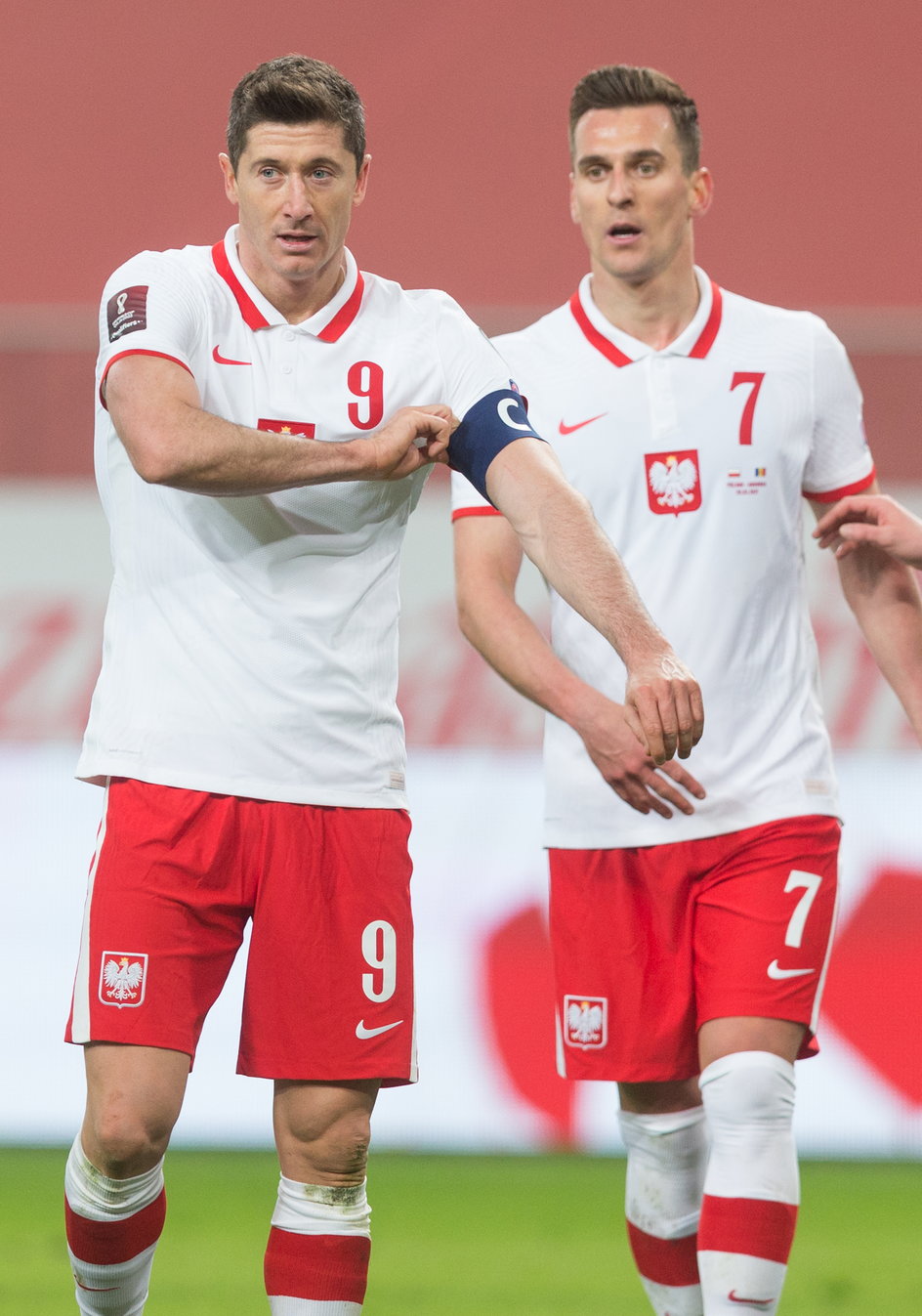 Robert Lewandowski i Arkadiusz Milik