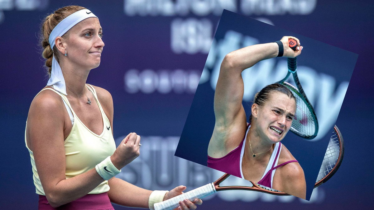 Petra Kvitova, Aryna Sabalenka (w małym zdjęciu)