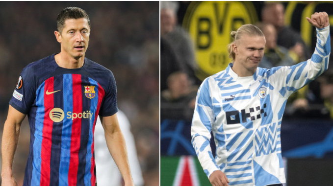 Robert Lewandowski, Erling Haaland